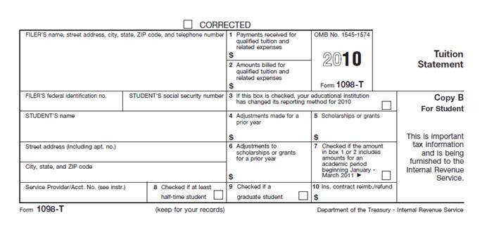 What is Federal Tax Form 1098-T?