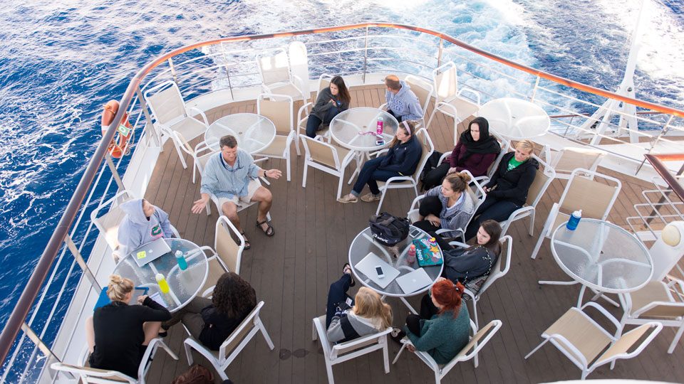 Marine Biology Lessons In the Moment and at Sea Semester at Sea