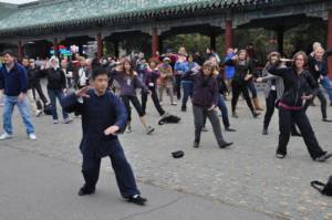 Tai Chi in Beijing "Semester at Sea parents trip" "Tai Chi in Beijing"