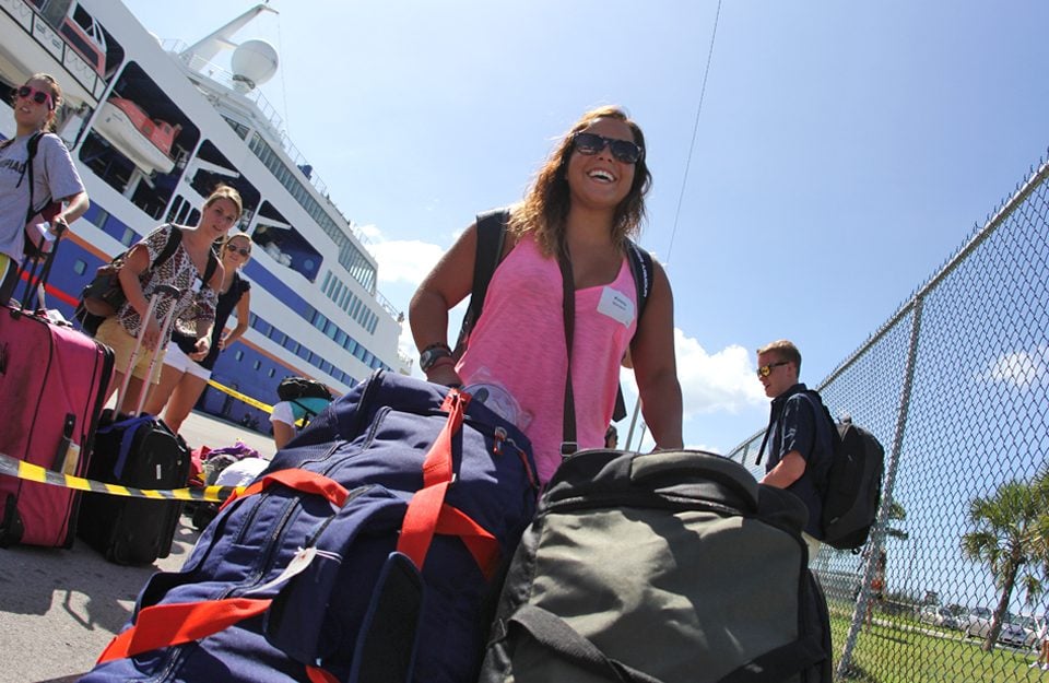 Embarkation, Freeport Bahamas.