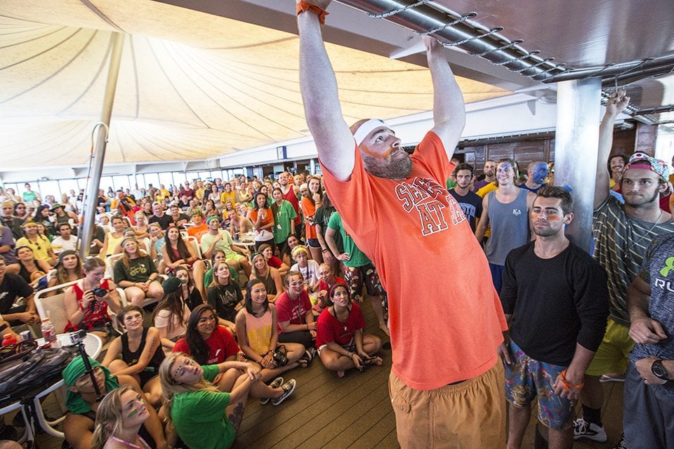 Strength and determination was tested at the pull-up contest