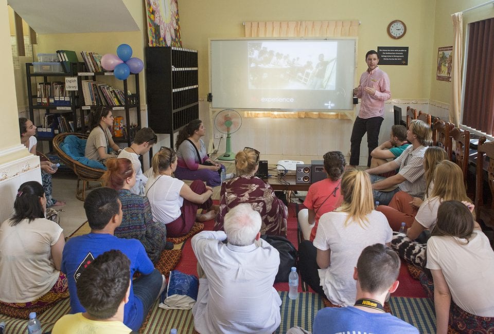 Ben Justus spoke with the Semester at Sea group about the history and goals of EGBOK.