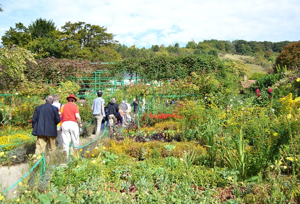 Fall 2014 voyagers head toward Claude Monet's house to get a deeper understanding of his life and influences. 