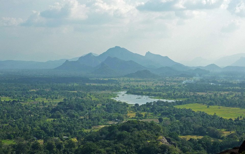 University of Virginia student Nick Bergh photographed this landscape from the top of the Sigiriya Rock Fortress on his field program to Sri Lanka.