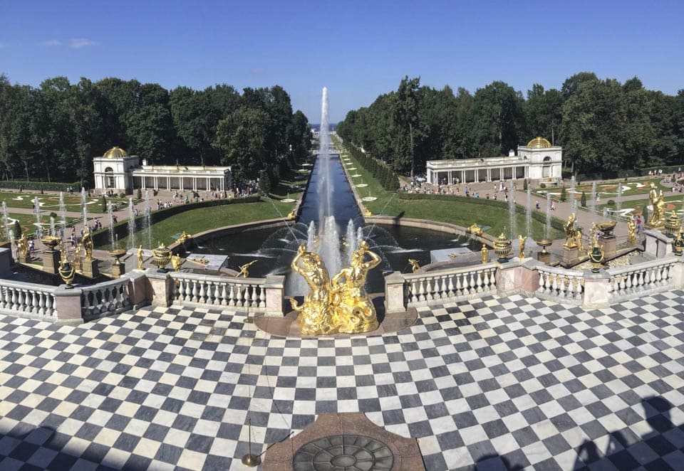 Peterhof Gardens, Andre Whiteleather, Ohio University