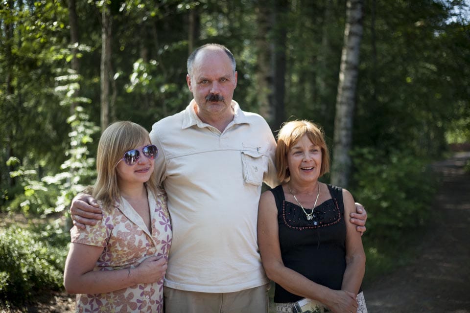 Liza, Igor and Katia bid the bus farewell with warm wishes and hopes for return