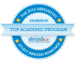 2012 Abroad101 Study Abroad Rankings Winner