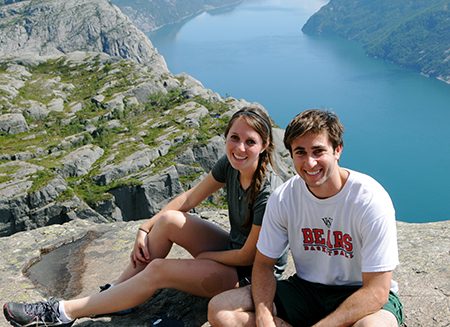 The Lacob siblings in Norway.