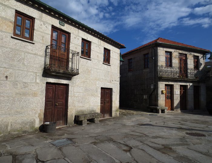 The town square in Vila de Soajo was very small and featured a variety store, café, retirement home and church. Photo by Katie Rizzo