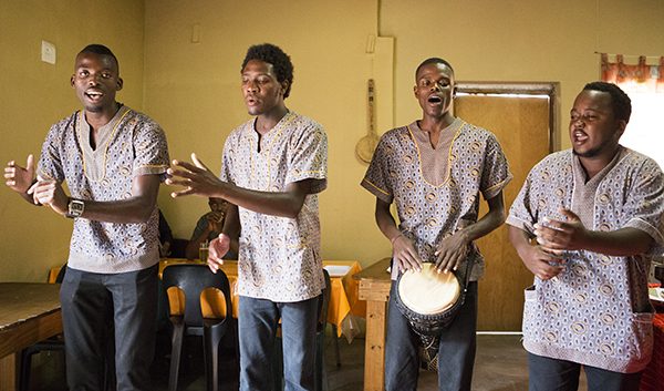 African Voices acapella group.