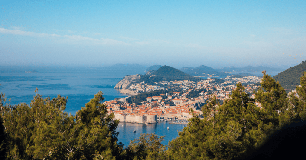 Image of landscape in Dubrovnik, Croatia