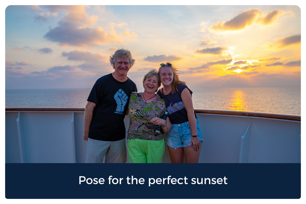 Pose for the perfect sunset