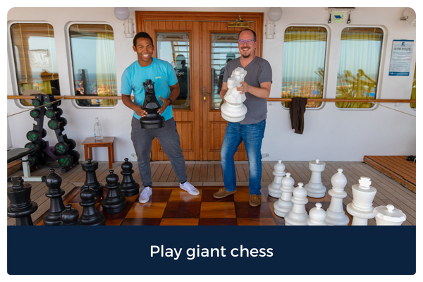 Play giant chess