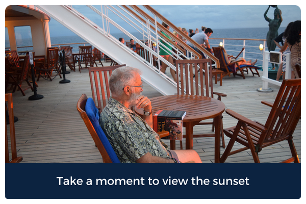 Take a moment to view the sunset