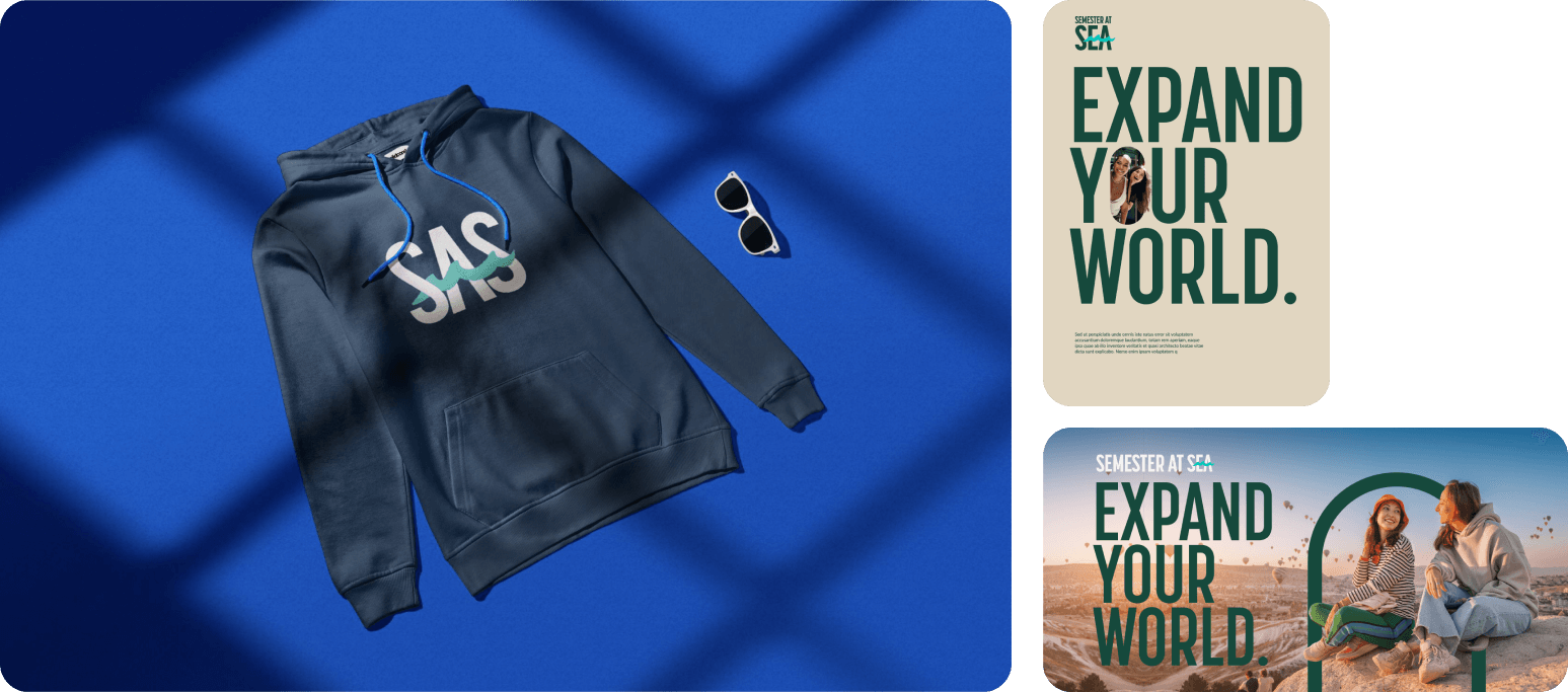 The Semester at Sea log used on different applications